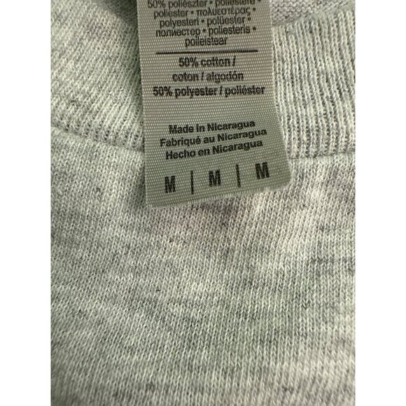 Theres No Crying In Baseball Graphic T-Shirt Gray M 50% Cotton 50% Polyester - Picture 2 of 4